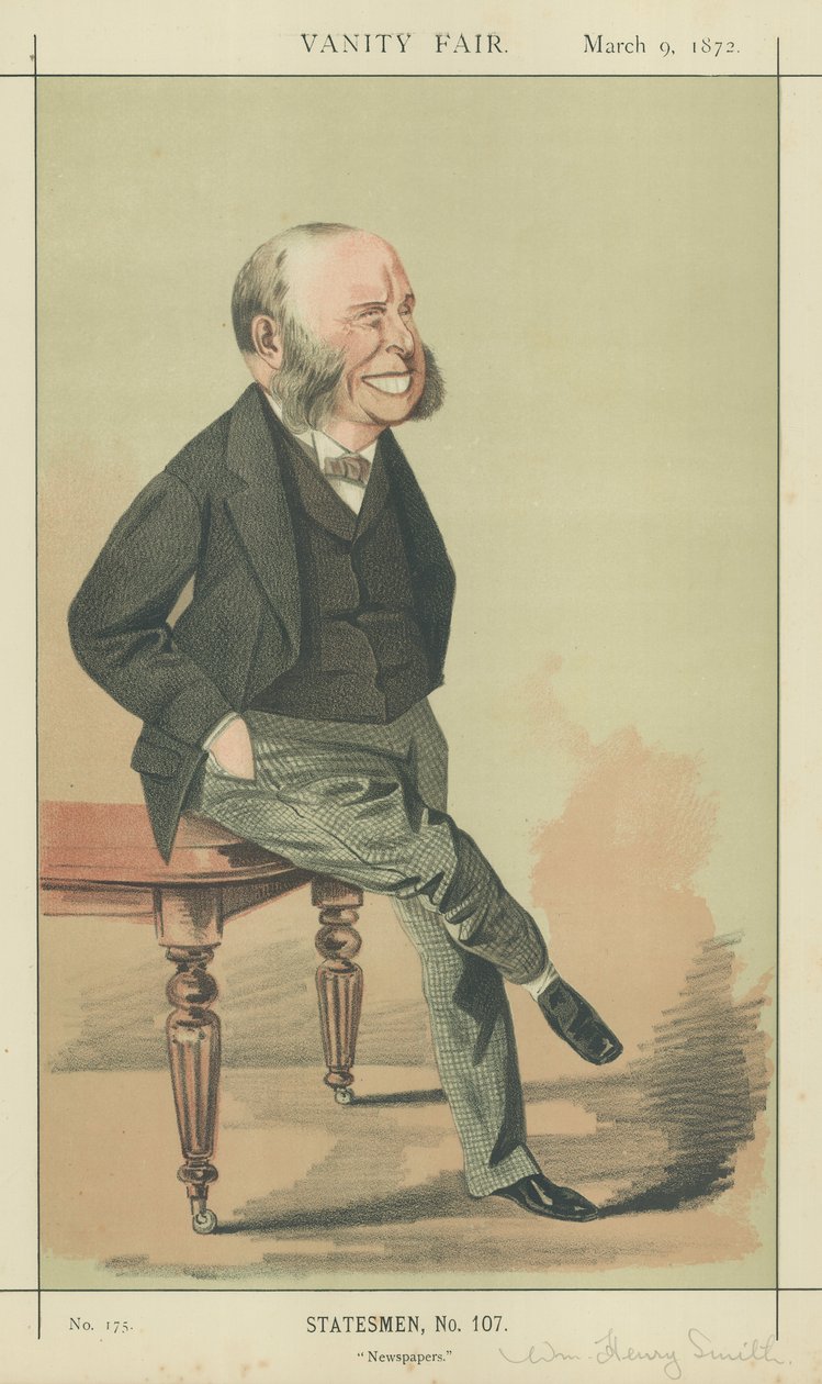 William Henry Smith (farvelitografi) af Adriano Cecioni