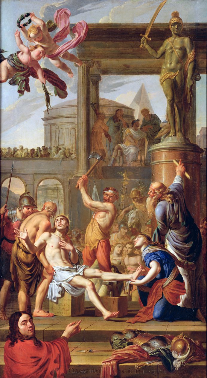 St. Adrians martyrium, 1659 af Adrien Sacquespee