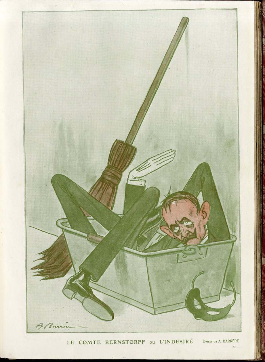 Illustration af A Barrere (1874-1931) i "" Fantasio""" af Adrien Barrere