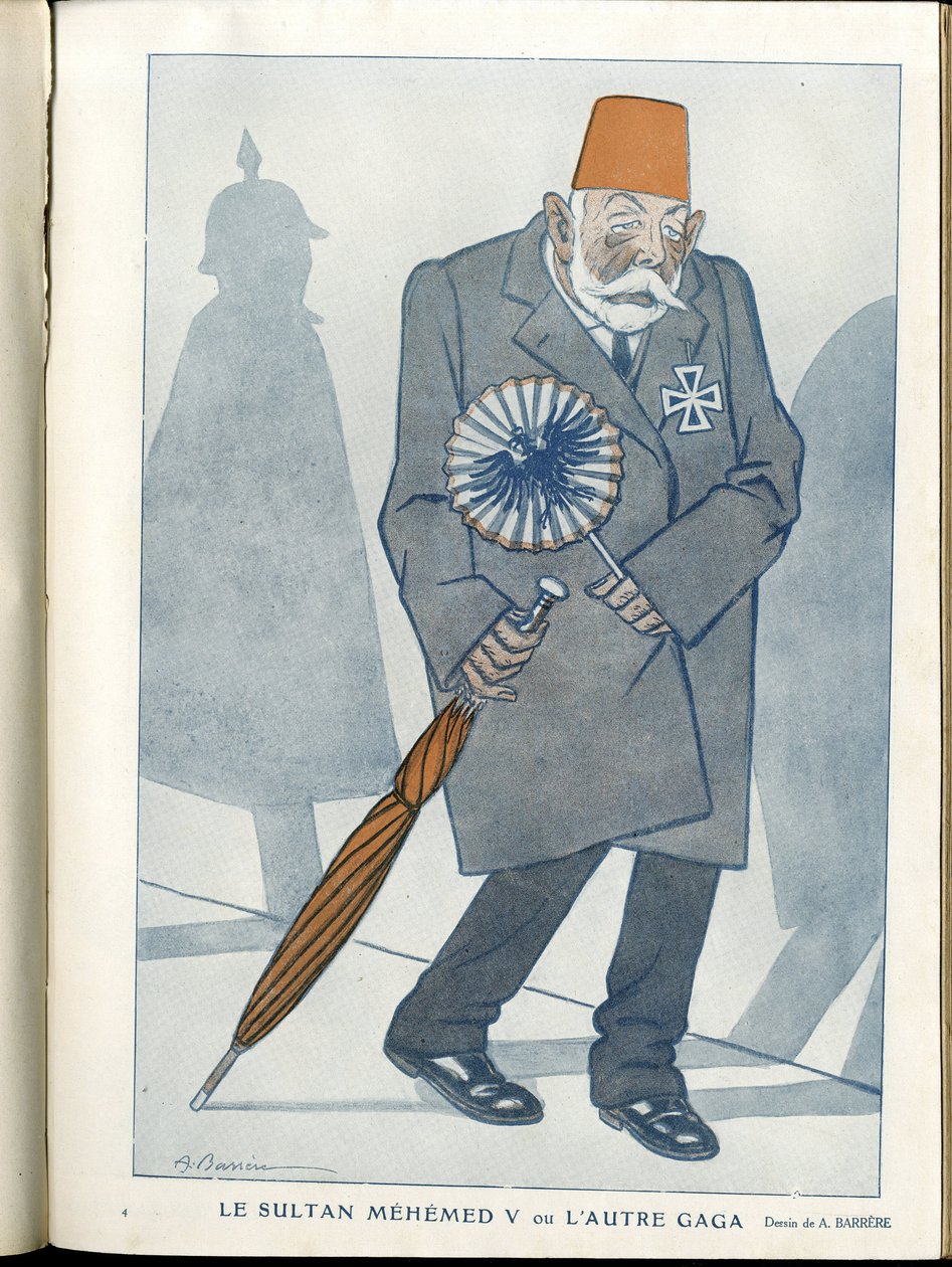 Illustration af A Barrere (1874-1931) i "" Fantasio""" af Adrien Barrere