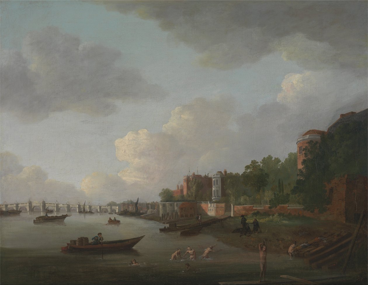 En imaginær udsigt over Westminster Bridge af Adrien Leprieur