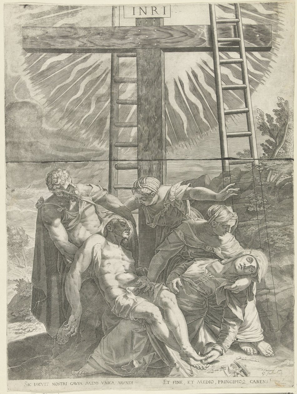 Korstagning af Egidius  Sadeler (II)