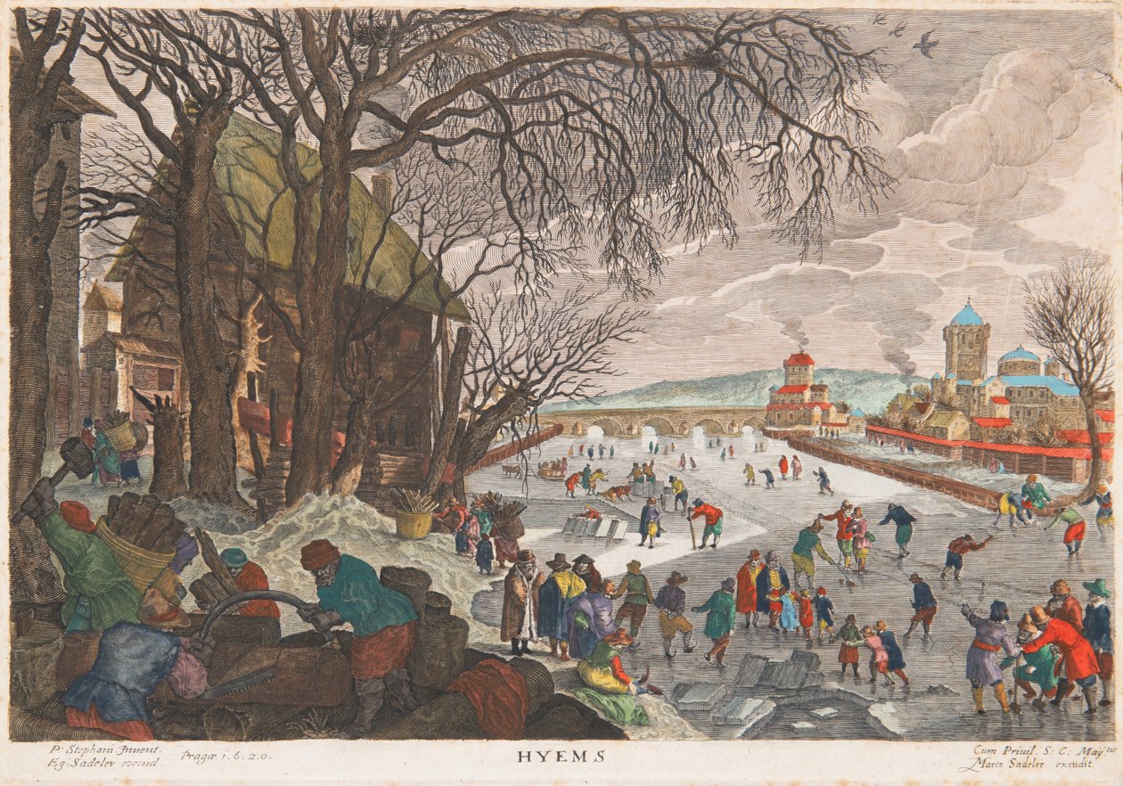 Allegory of Winter, 1620. af Aegidius Sadeler