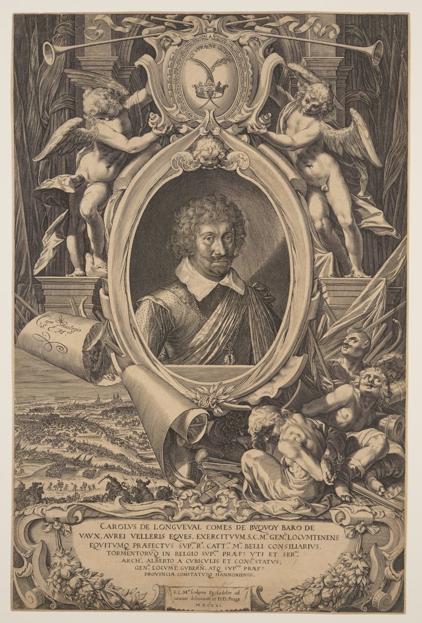 Charles Bonaventure de Longueval af Aegidius Sadeler II
