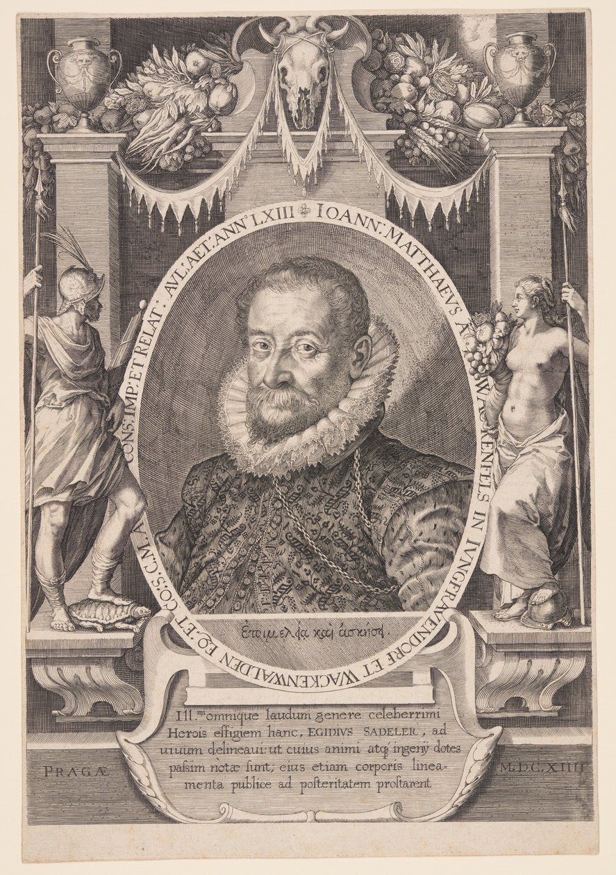 Johannes Matthäus Wacker von Wackenfels, diplomat af Aegidius Sadeler II