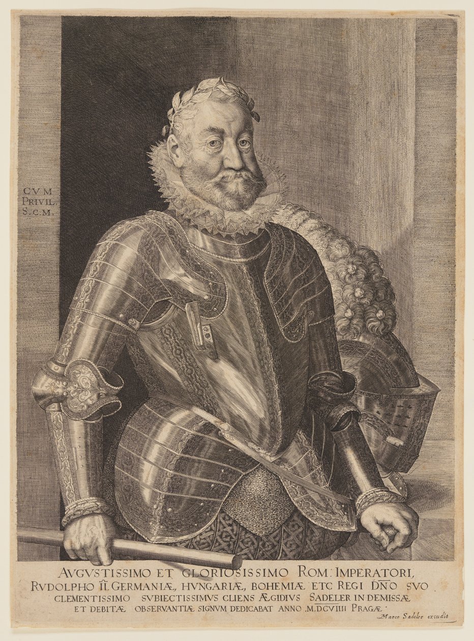 Rudolph II, tysk-romersk kejser af Aegidius Sadeler II