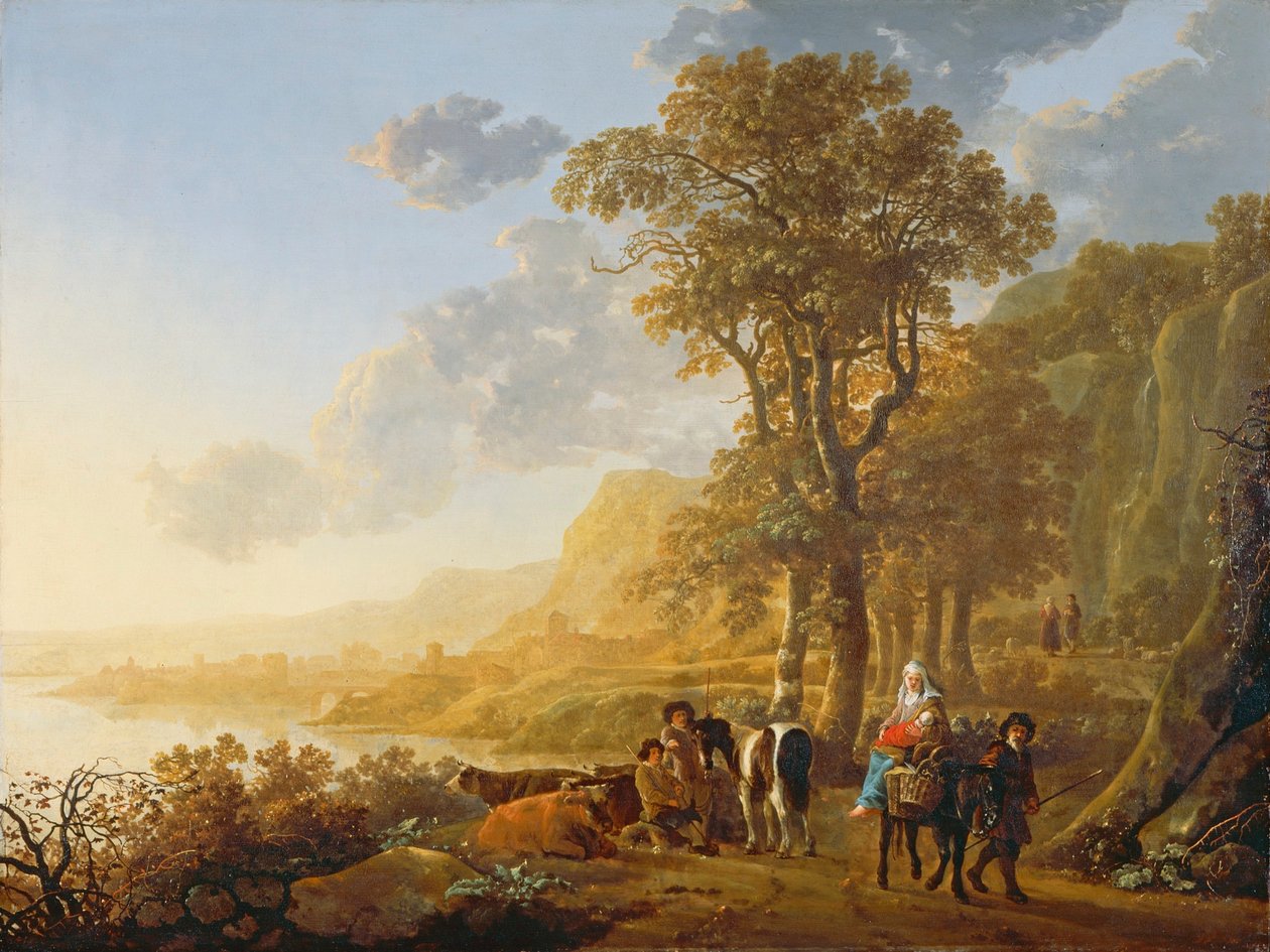 Flyvningen til Egypten af Aelbert Cuyp