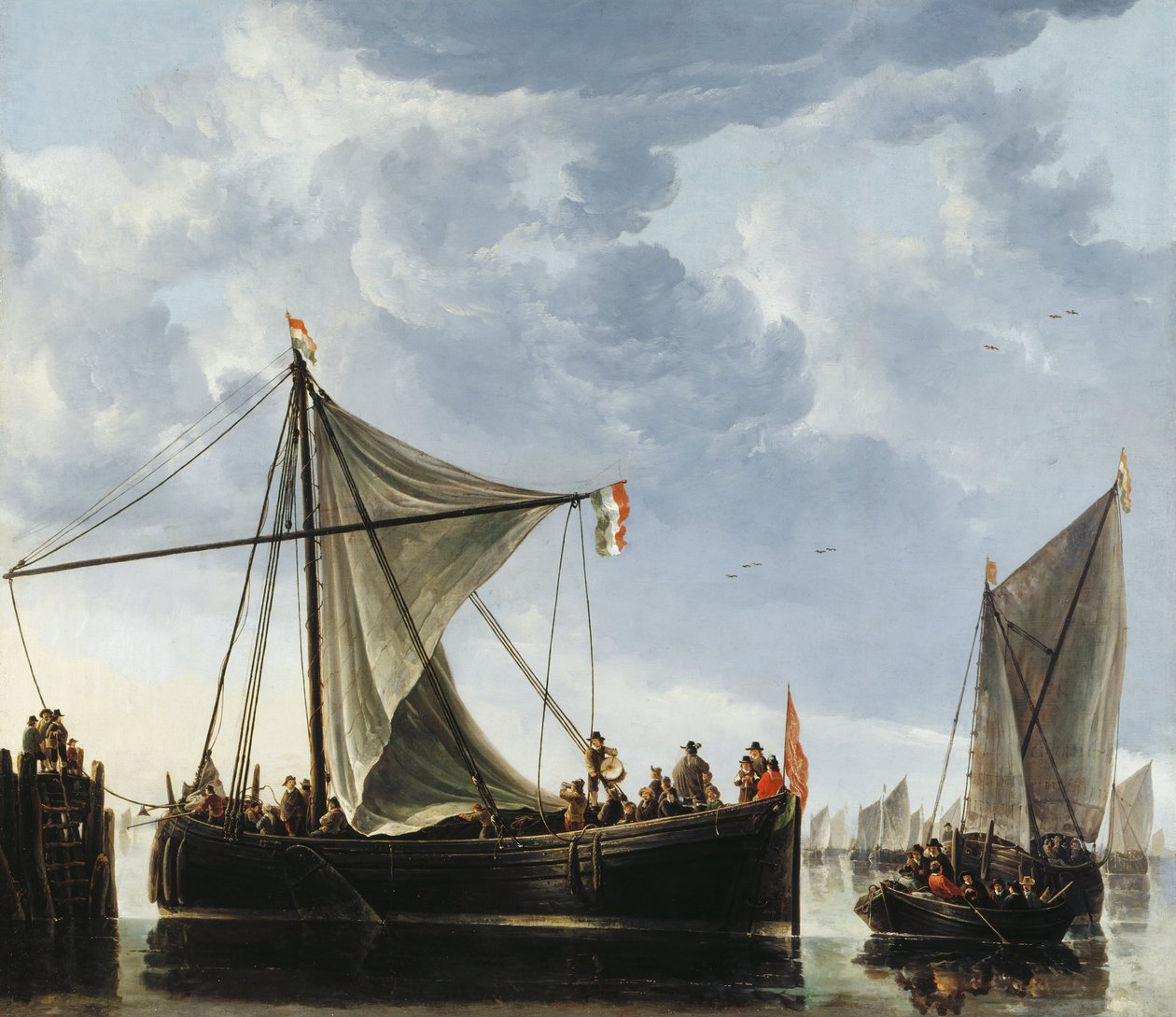 Passagebåden af Aelbert Cuyp