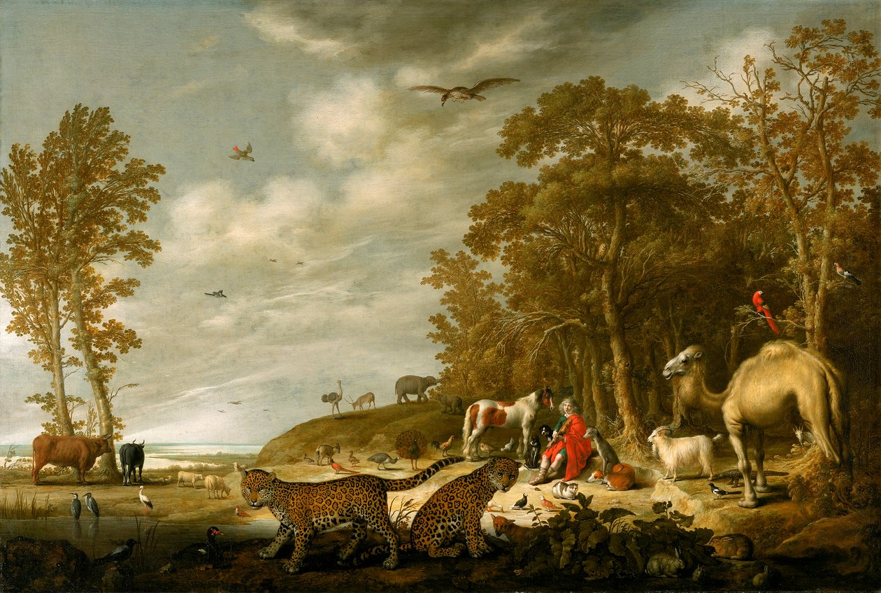 Orfeus spiller for dyrene af Aelbert Cuyp