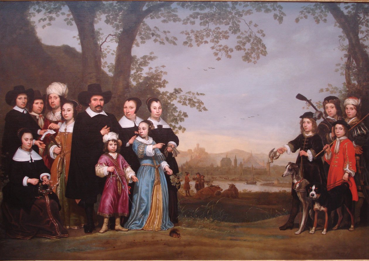 Portræt af familien Sam af Aelbert Cuyp