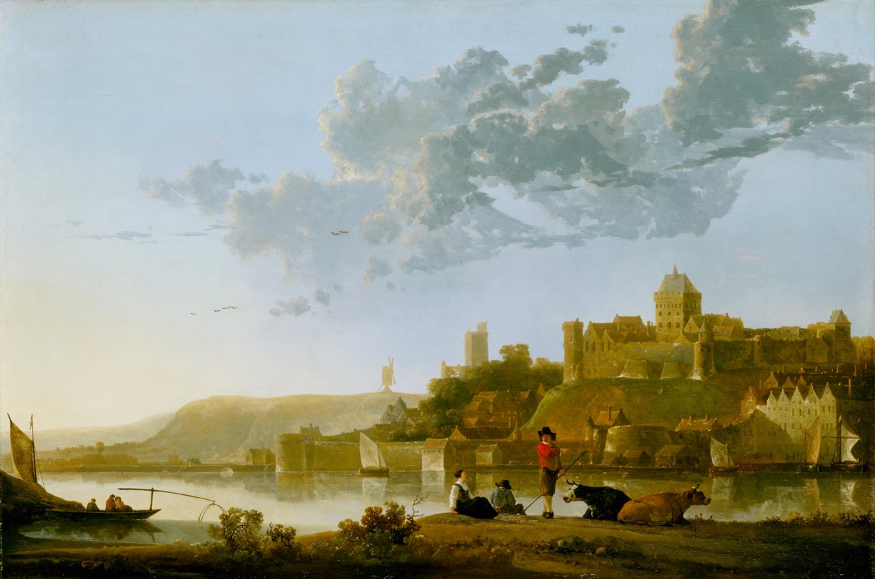 Valkhof i Nijmegen af Aelbert Cuyp