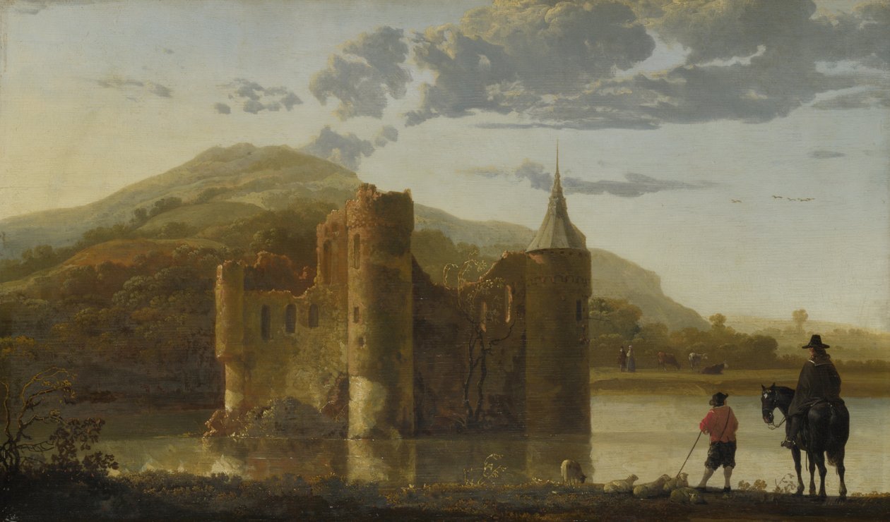 Ubbergen Slot, ca. 1655 af Aelbert Cuyp