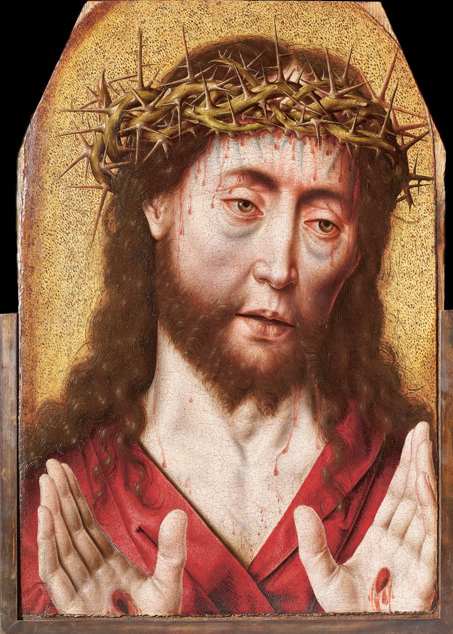 Kristus kronet med torne, ca. 1495. af Aelbrecht Bouts
