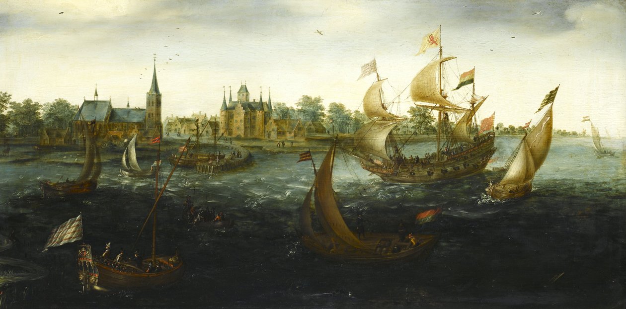 Enheden før IJsselmonde, 1618 af Aert Anthonisz