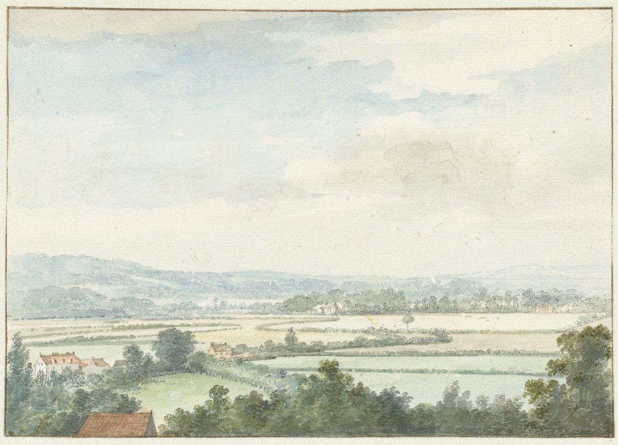 Landskab ved Windsor af Aert Schouman