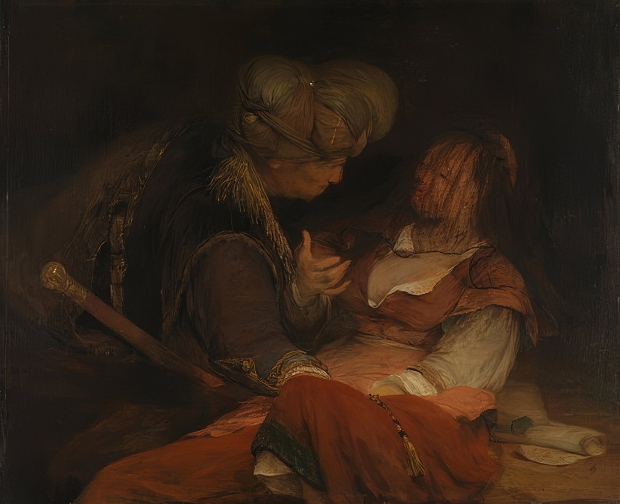 Juda og Tamar. Omkring 1681 af Aernt de Gelder