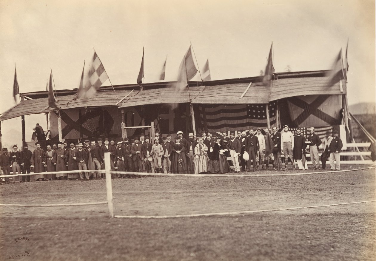 Grand Stand, Foochow Fuzhou, ca. 1869. af Afong Lai