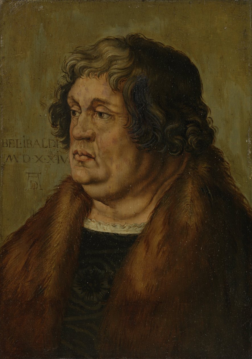 Portræt af Willibald Pirckheimer (1470-1530) af Albrecht Dürer