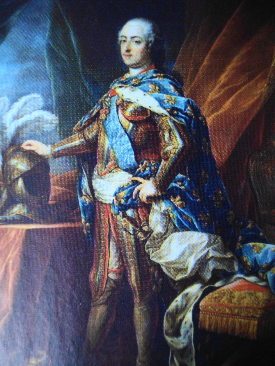 Portræt af Louis XV af Frankrig (1710-1774) af Charles Amedee Philippe van Loo