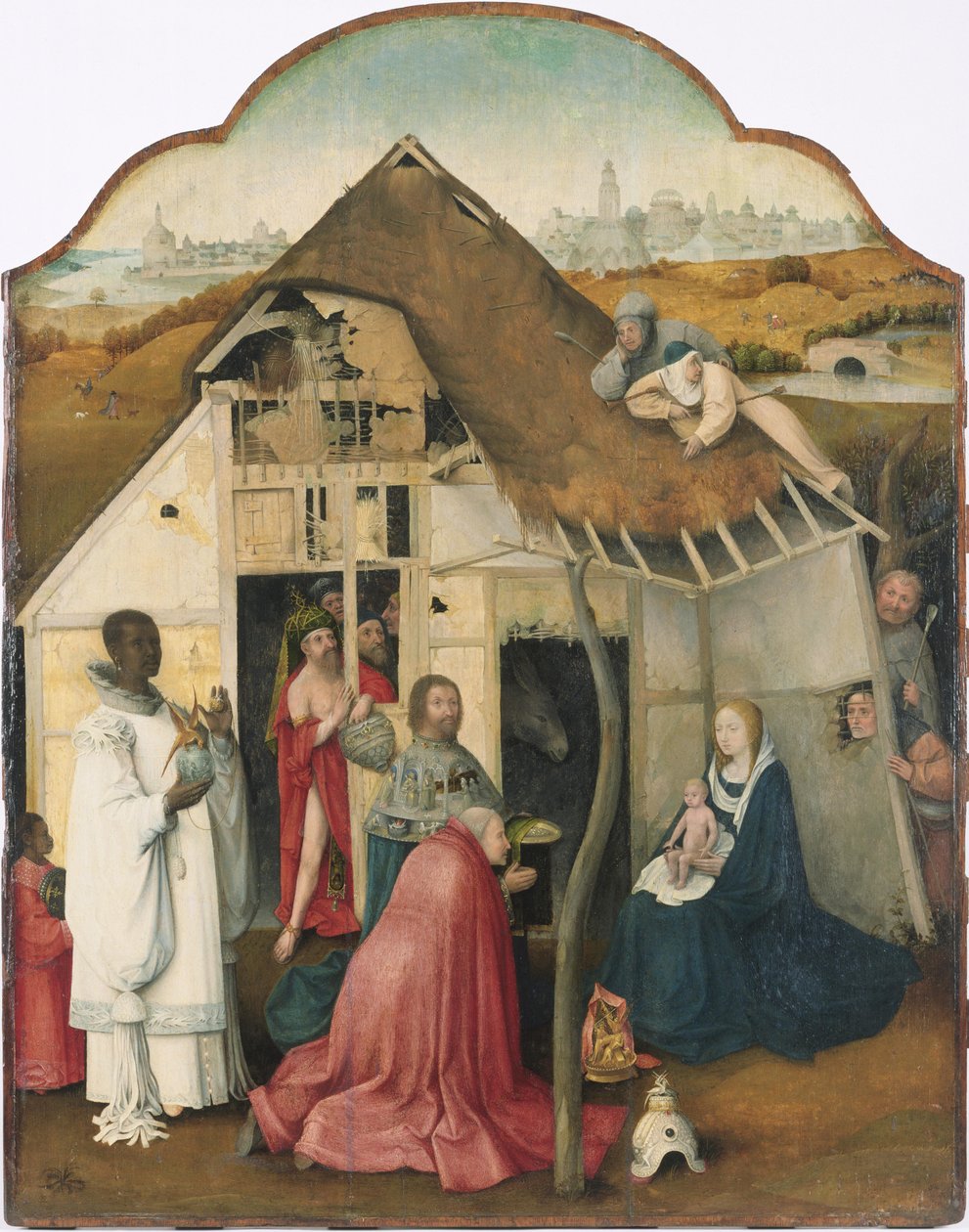 Tilbedelse af magi af After Hieronymus Bosch