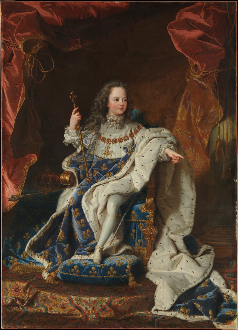 Louis XV af Frankrig, barn af After Hyacinthe Rigaud