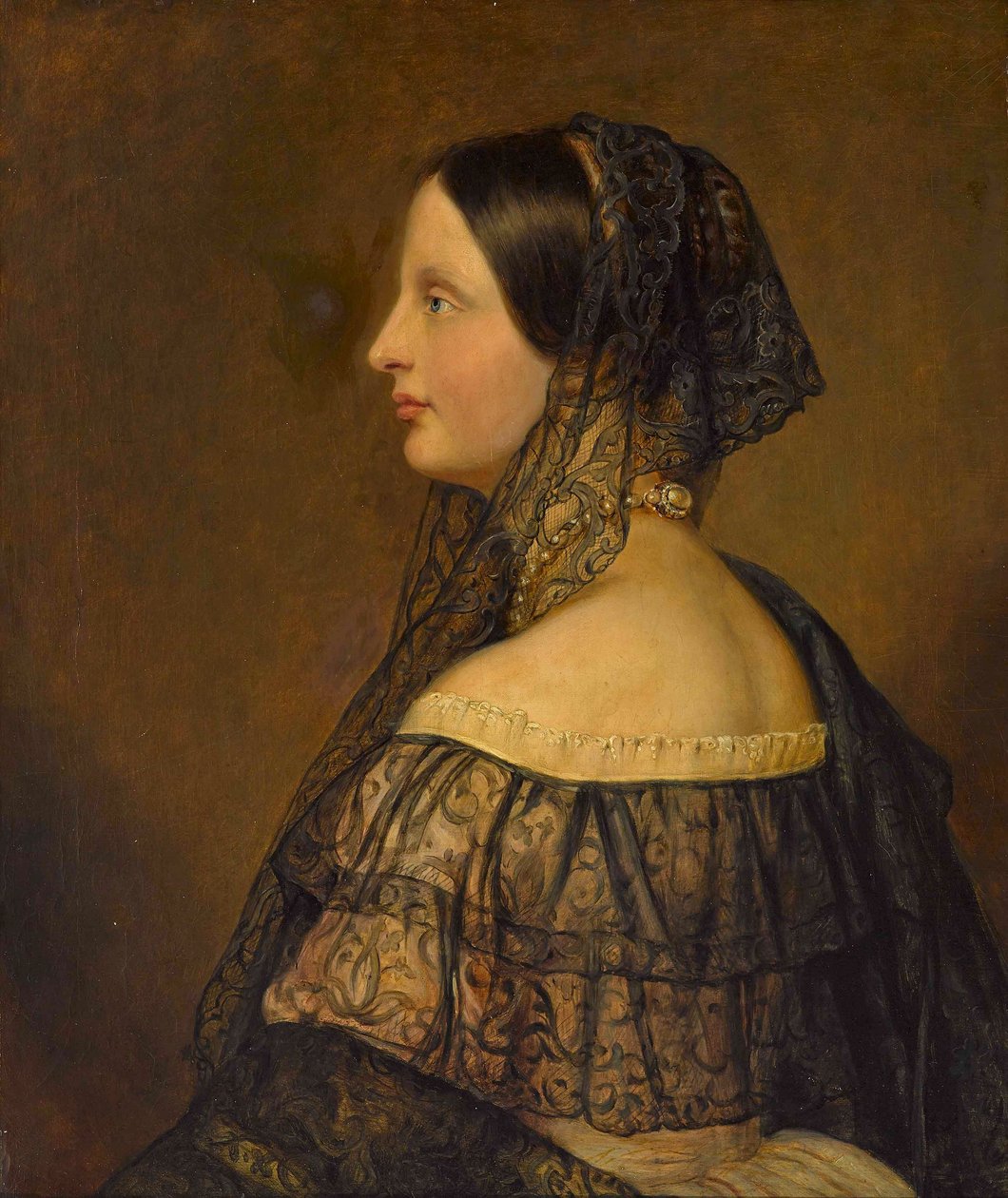 Prinsesse Auguste Ferdinande af Bayern, ærkehertuginde af Østrig-Toscana af Joseph Carl Stieler