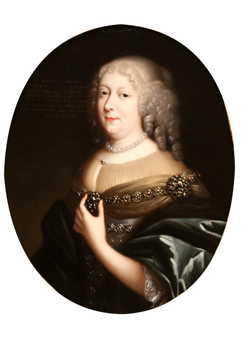 Portræt af en kvinde af After Nicolas Mignard