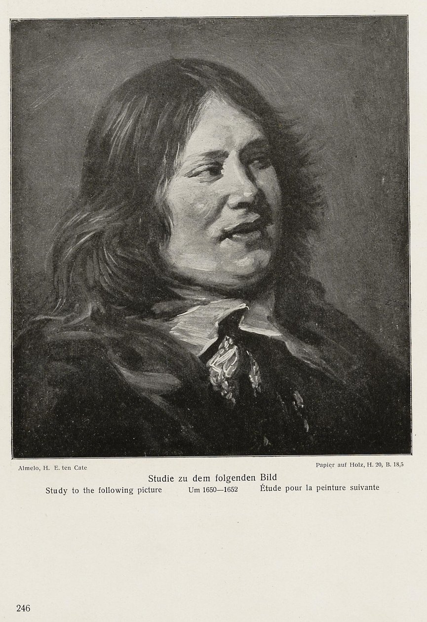 Buste-skitse af Stephanus Gerardts af After Frans Hals