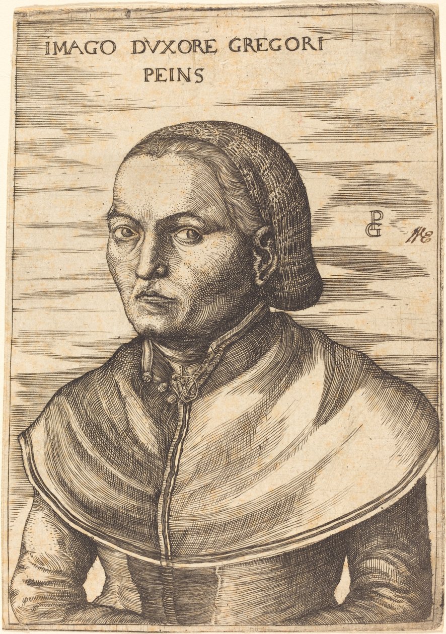 Hustru til Georg Pencz af After Georg Pencz