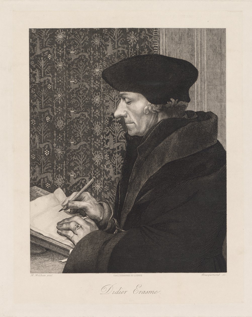 Erasmus (Didier Erasmus) af After Hans Holbein