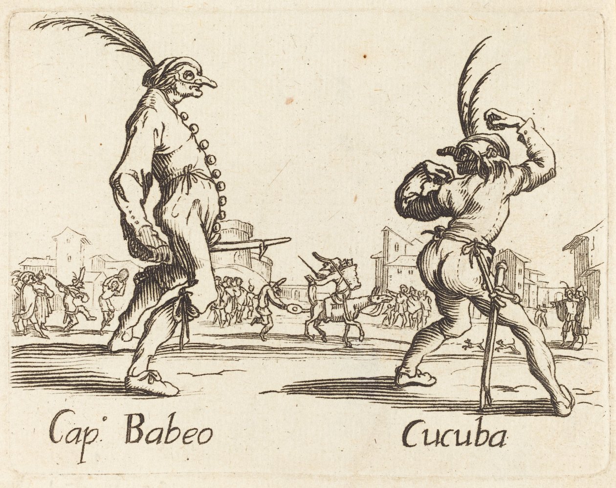 Kapitel Babeo og Cucuba af After Jacques Callot