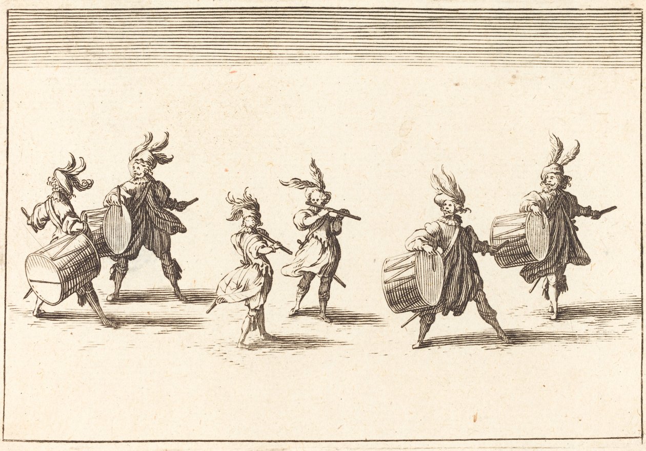 Indtræden af M. de Macey af After Jacques Callot