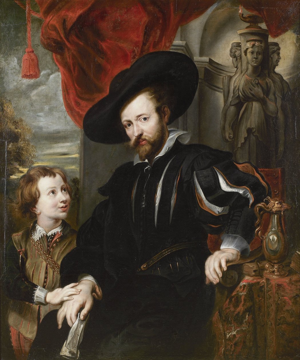 Rubens og Albert af after Peter Paul Rubens