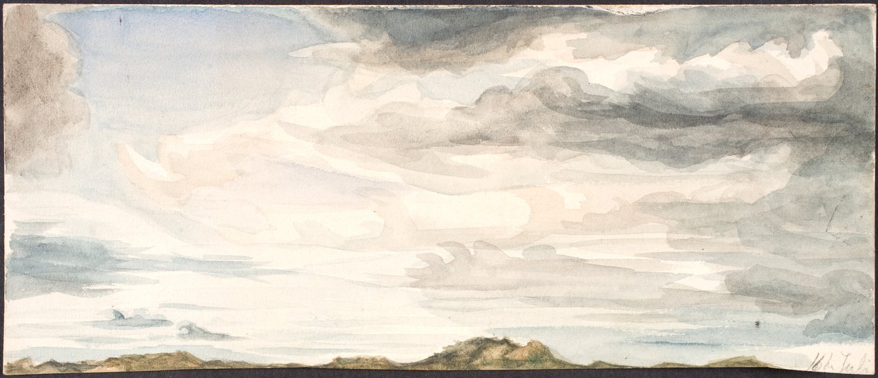 himmelstudie af Agnes Slott Møller