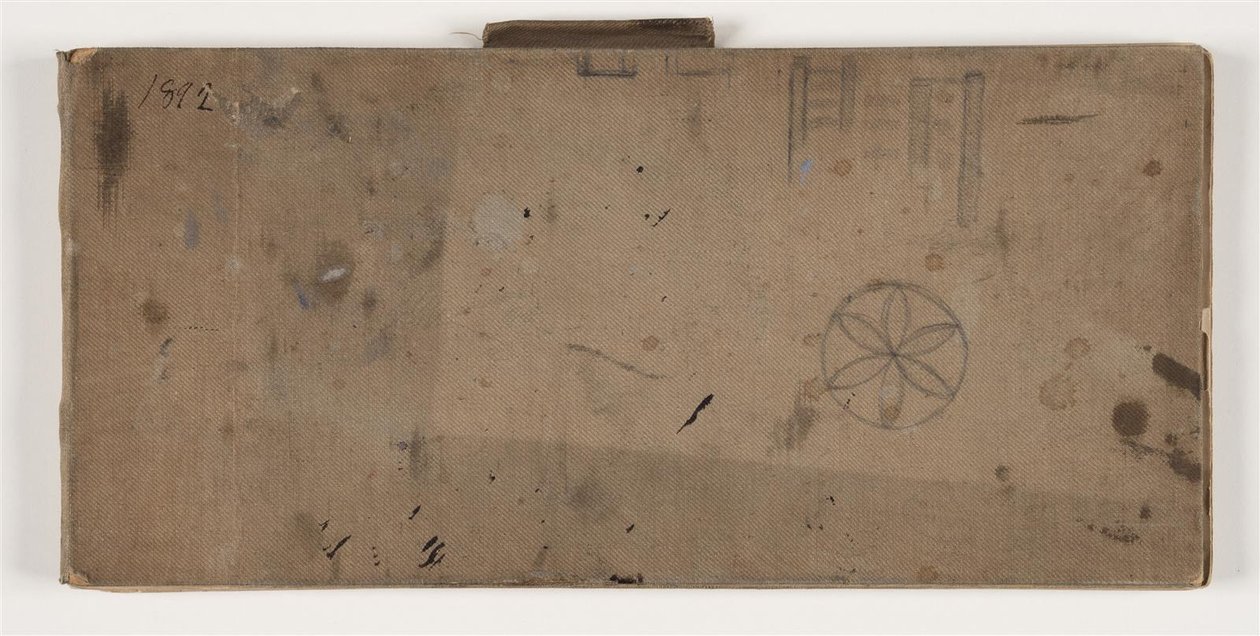 Skitsebog. 1892 af Agnes Slott Møller