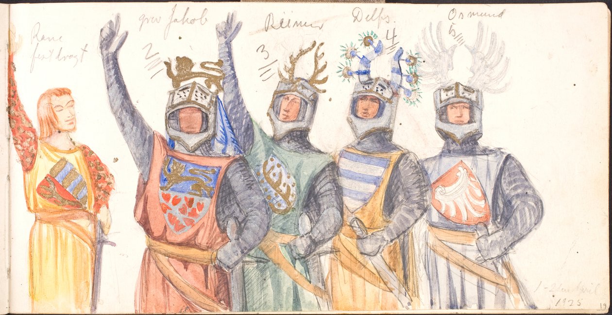 Skitsebog. 1918-1919-20-----25 af Agnes Slott Møller