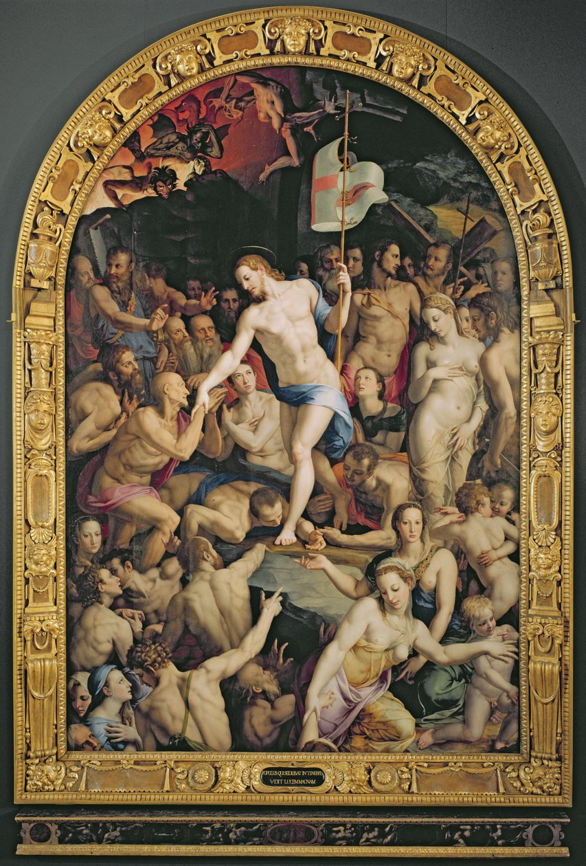 Kristus i limbo, 1552 af Agnolo Bronzino