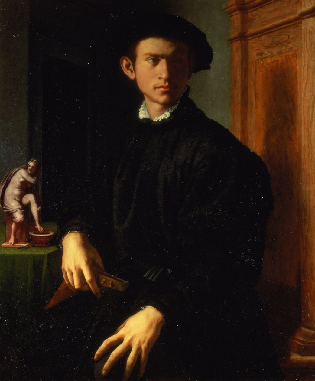Portræt af en ung mand, ca. 1532-40 af Agnolo Bronzino