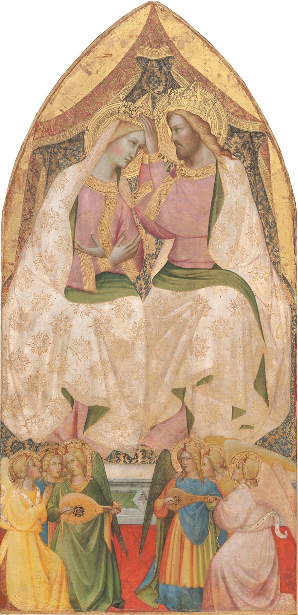 Jomfruens kroning, ca.1370 (tempera på panel) af Agnolo Gaddi