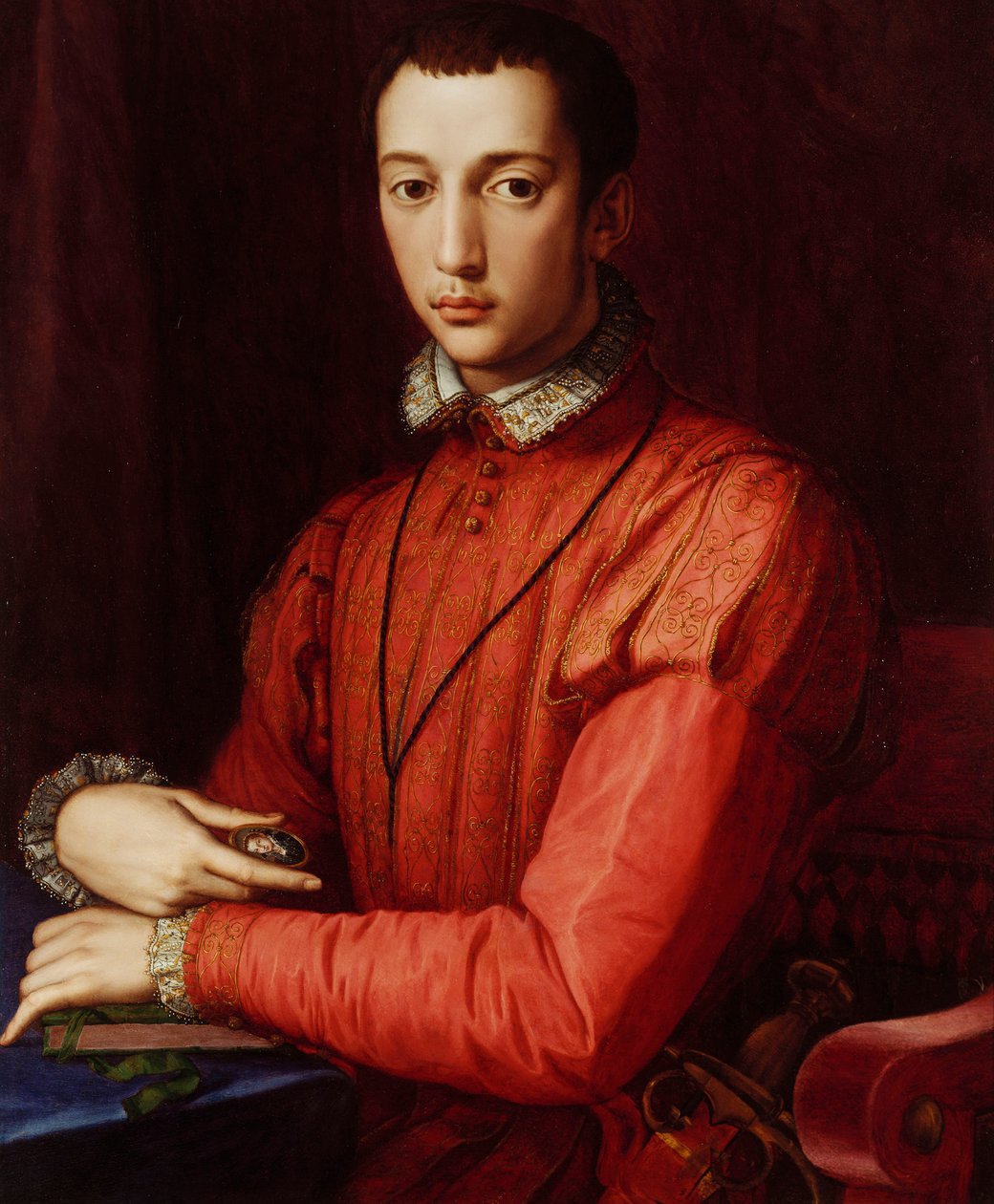 Portræt af Francesco I af "Medici af Agnolo Bronzino