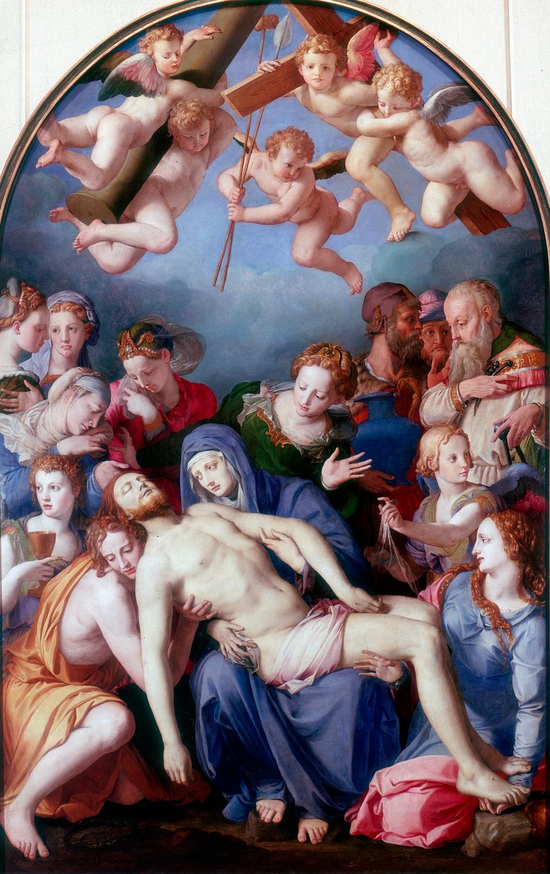 Afsætningen fra korset, 1443-1445 af Agnolo Bronzino