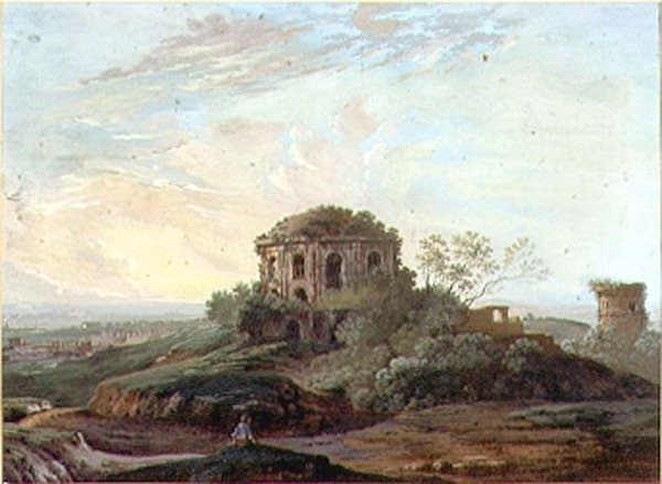 Tosse-templet, Tivoli af Agostino Aglio