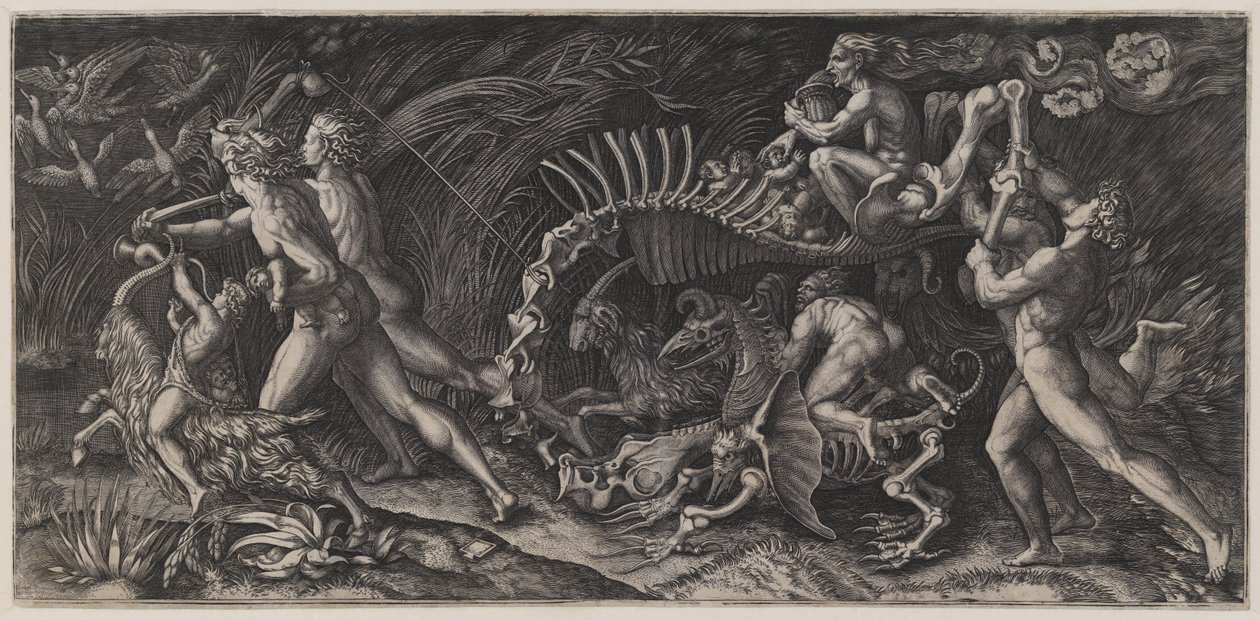 Ådslet ("Lo Stregozzo") af Agostino Veneziano