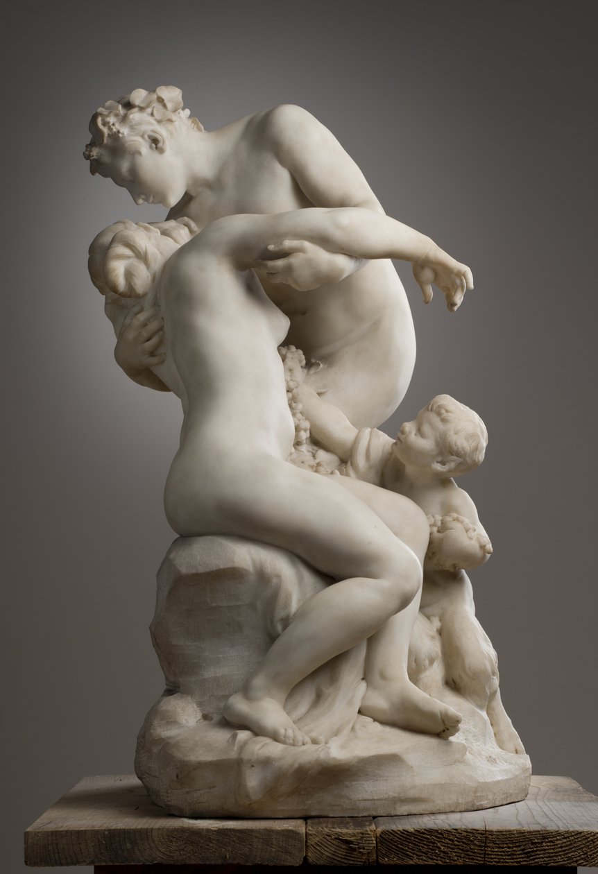 Bacchus og Ariadne af Aime Jules Dalou