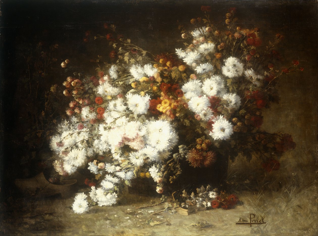 Stilleben af blomster af Aime Perret