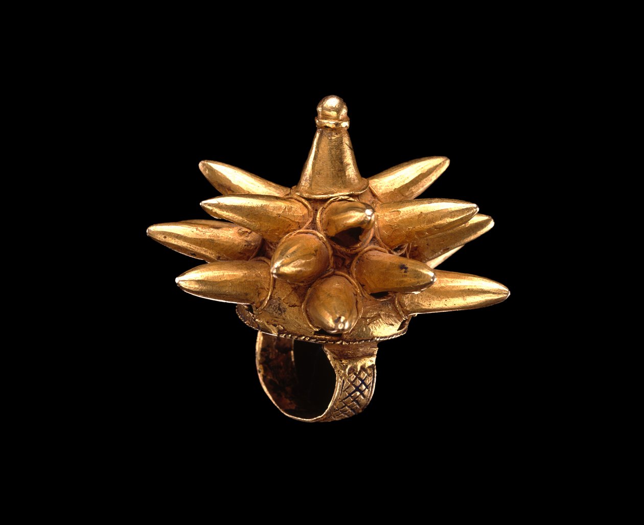 Ring, Ghana Elfenbenskysten, ca. 1935 (guld) af Akan School