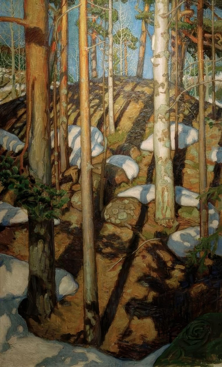 Forår i Kalela af Akseli Valdemar Gallen Kallela