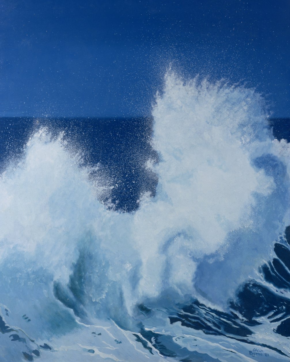 Two Little Waves Breaking, 1989 af Alan Byrne