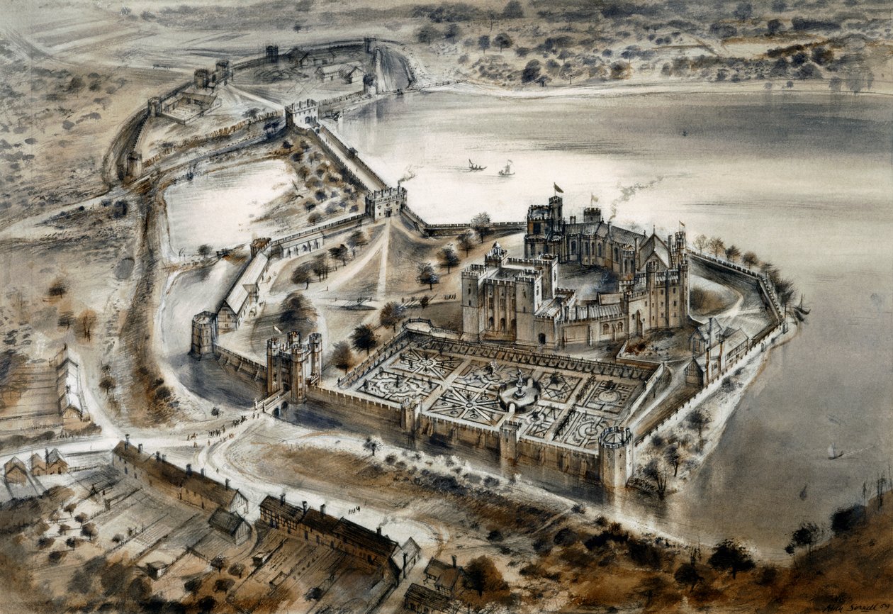 Kenilworth Castle, c1575, c1960