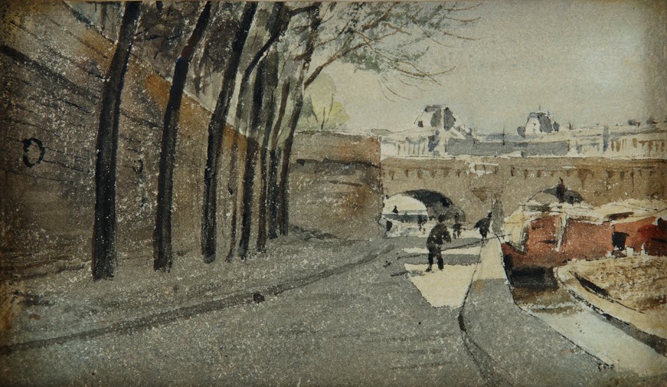 Louvre af Albert Anker